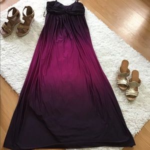 B. Darlin ombré purple gown maxi dress size 5/6